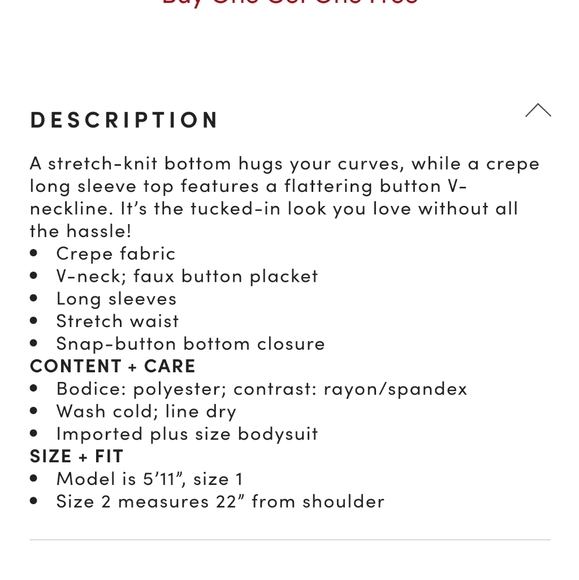 NWT TORRID BODYSUIT SIZE 2X - Picture 4 of 8